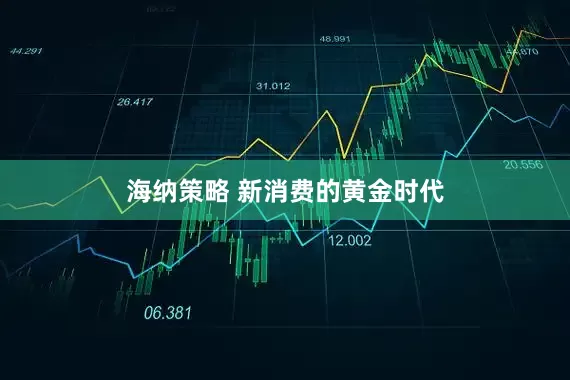 海纳策略 新消费的黄金时代