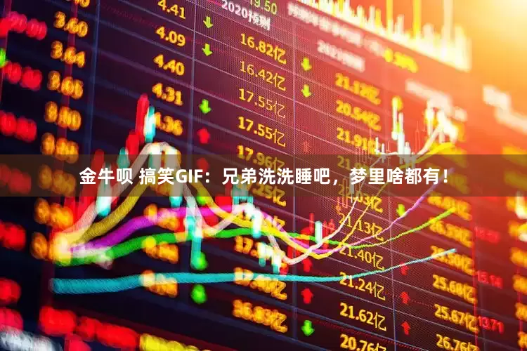 金牛呗 搞笑GIF：兄弟洗洗睡吧，梦里啥都有！